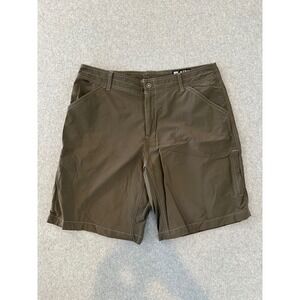 Kuhl Renegade Mens 40 Shorts Olive Green Nylon Spandex Stretch Hiking Cargo